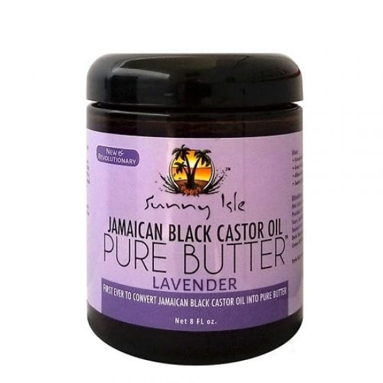 Sunny Isle Jamaican Black Castor Oil Lavender Pure Butter 4oz