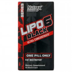 Nutrex Research Lipo 6 Black Ultra Concentrate Fat Destroyer