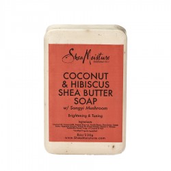Shea Moisture Coconut & Hibiscus Shea Butter Soap, 8oz