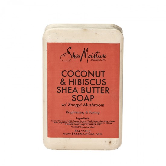 Shea Moisture Coconut & Hibiscus Shea Butter Soap, 8oz