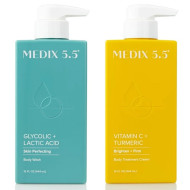 Medix 5.5 Vitamin C Cream + Lactic Acid Body Wash 444ml Each