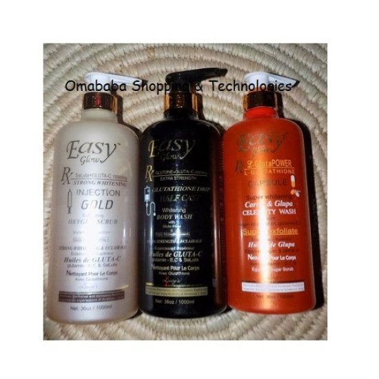 Easy Glow Whitening Body Wash 1000ml - 1 Bottle