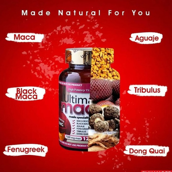 Ultimate Maca Pills for Bigger Butts 120 Caps