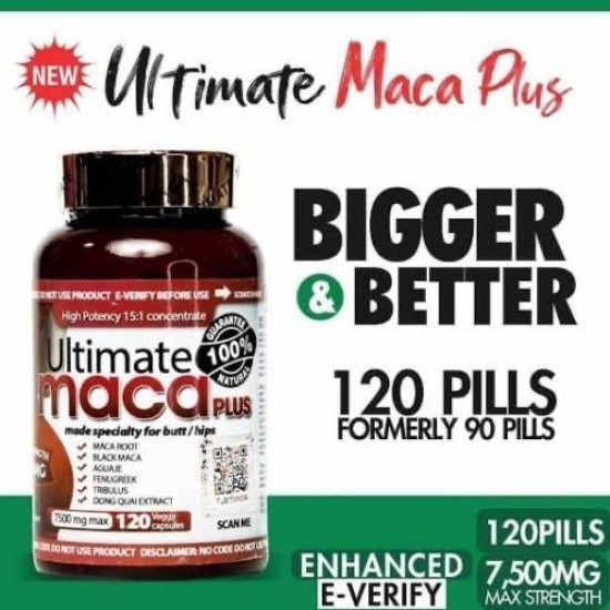 Ultimate Maca Pills for Bigger Butts 120 Caps