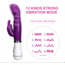 IKOKY Rabbit 12 Vibration Mode Clitoris Stimulator & G-spot Massager