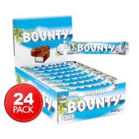 Bounty Milk Chocolate Bar - 24 Bars(57g Each)