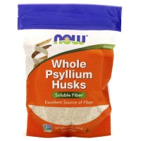 Now Whole Psyllium Husks 454g