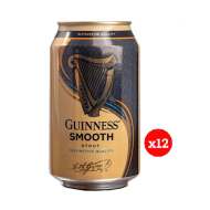 Guinness Smooth Stout 330ml X 12 Cans
