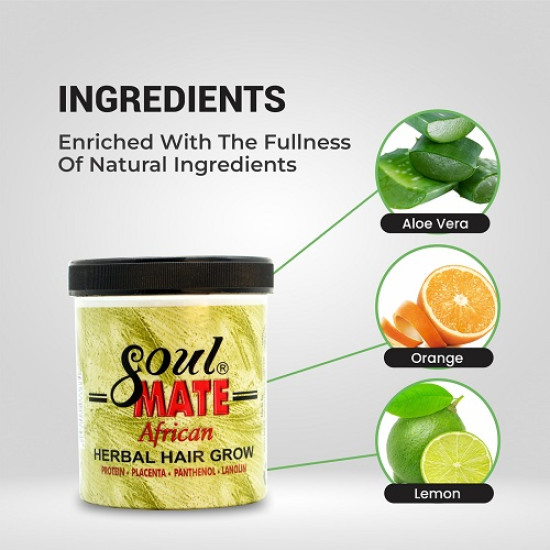 Soulmate Herbal Hair Growth Cream 12.5oz