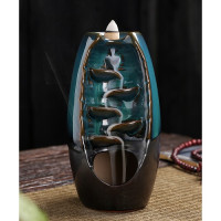 Ceramic Waterfall Design Incense Burner