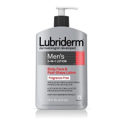 Lubriderm Men's 3-in-1 Fragrance-Free Lotion - 473ml