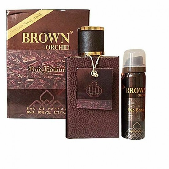 Fragrance World Brown Orchid - Oud Edition With Free Spray -  80ml
