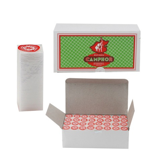 Elephant Refined Flat Camphor Kafura Pelebe 454g(256pcs)