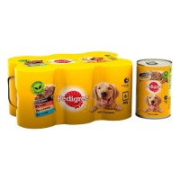Pedigree Adult Wet Dog Food Tins Country Casseroles in Gravy 6 x 400g